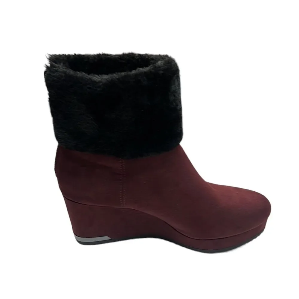 DKNY Women's Nadra Wedge Booties Size 7.5